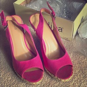 Wedge heels size 8.5